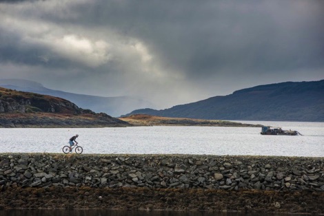 Cycling at Portavadie